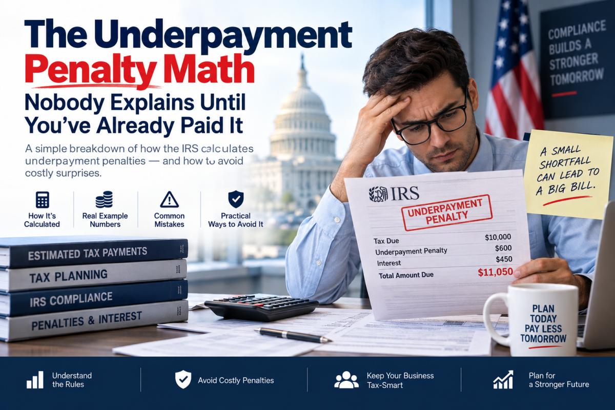 The Underpayment Penalty Math Nobody Explains Until You've Already Paid It